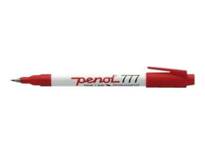 Penol marker fine point Red