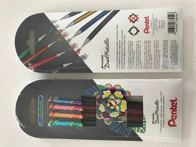 Pentel K110-4COL Dual Metallic Roller
