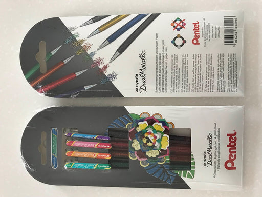 Pentel K110-4COL Dual Metallic Roller