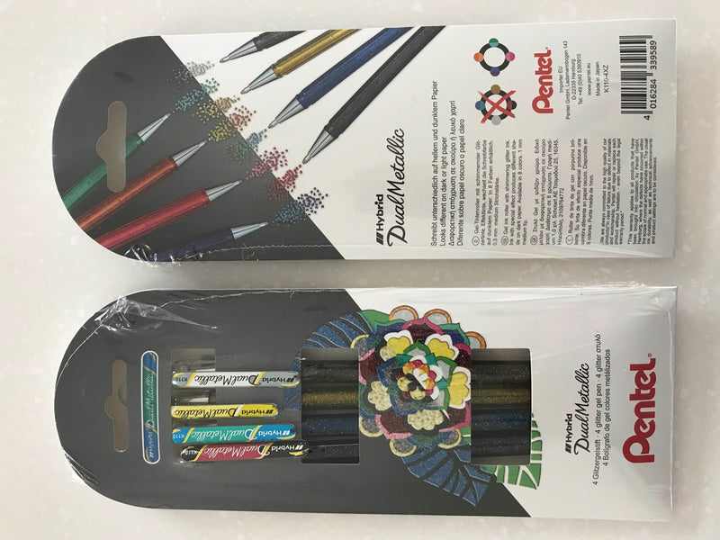 Pentel K110-4XZ Dual Metallic Roller