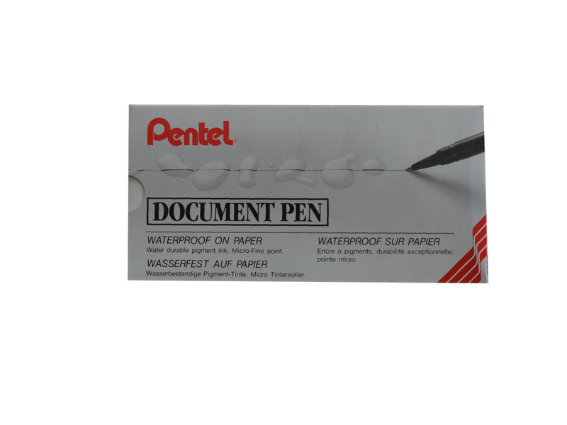 Pentel MR205 Document Roller Black - 12 pcs.