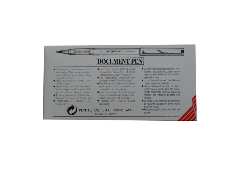 Pentel MR205 Document Roller Black - 12 pcs.