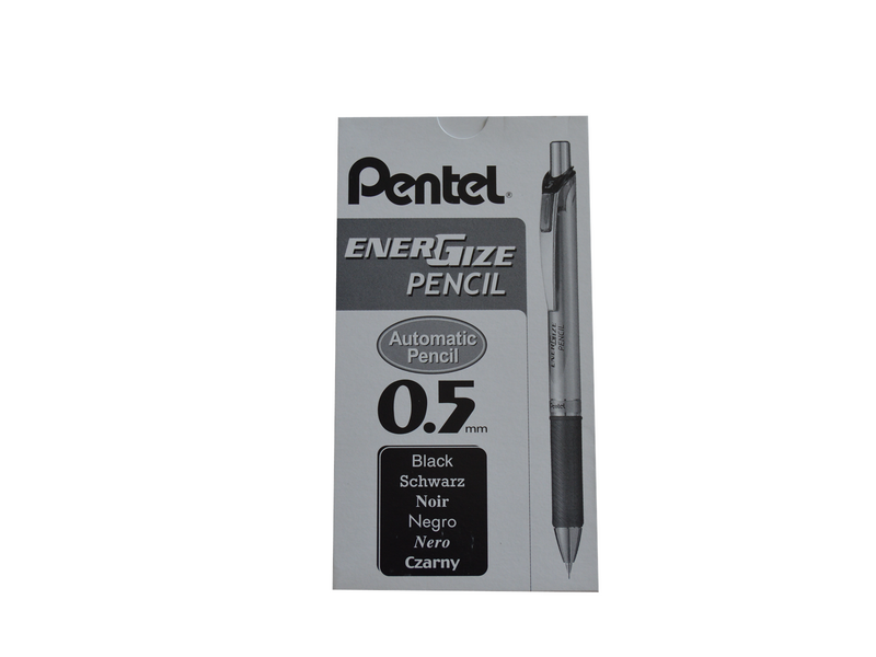 Pentel PL75-A EnerGize Pencil 0.5mm Black - 12 pcs.
