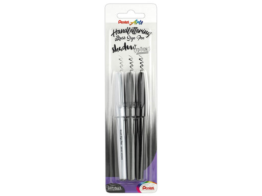 Pentel XSES15/3-ANN2 Brush Sign Pen SHAD