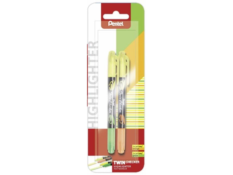 Pentel XSLW8/2-GFK Twin Checker
