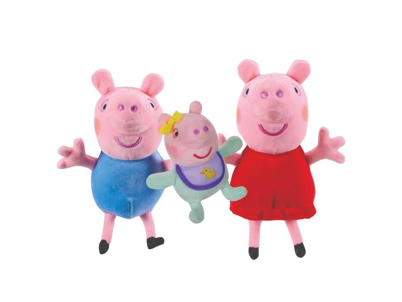 Peppa Pig 3pk plush