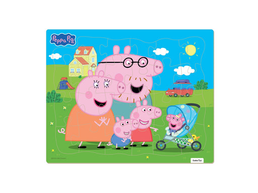 Peppa Pig - Framed Cardboard Puzzle - Family