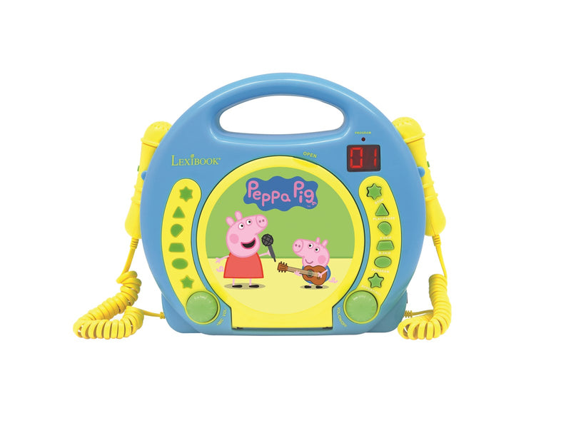 Peppa Pig Karaoke CD playerwith microphones