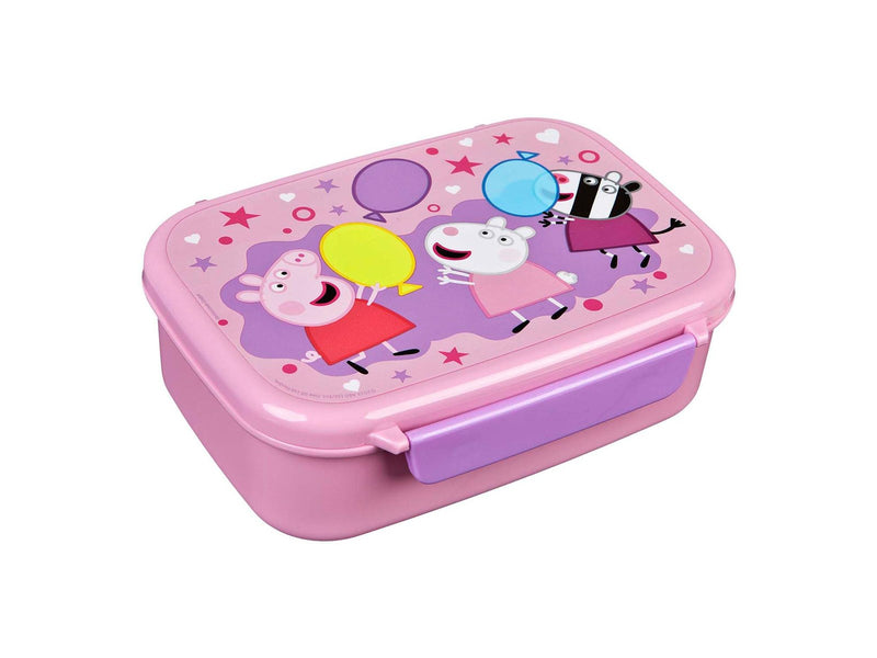 Peppa Pig Lunchbox with Snack Tray