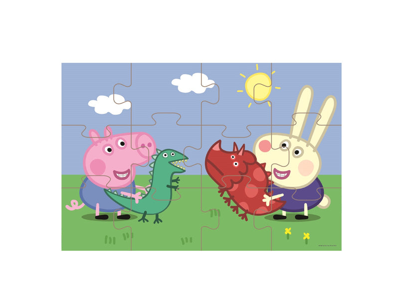 Peppa Pig - Suitcase w. Puzzle - George