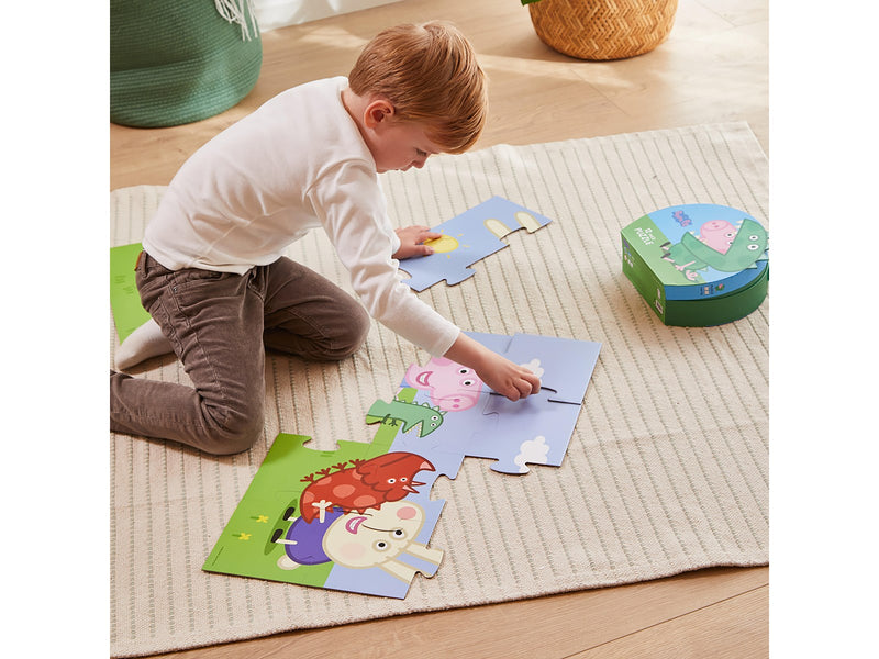 Peppa Pig - Suitcase w. Puzzle - George