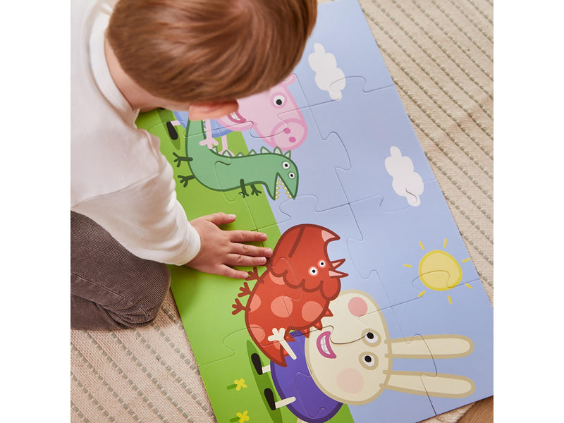 Peppa Pig - Suitcase w. Puzzle - George