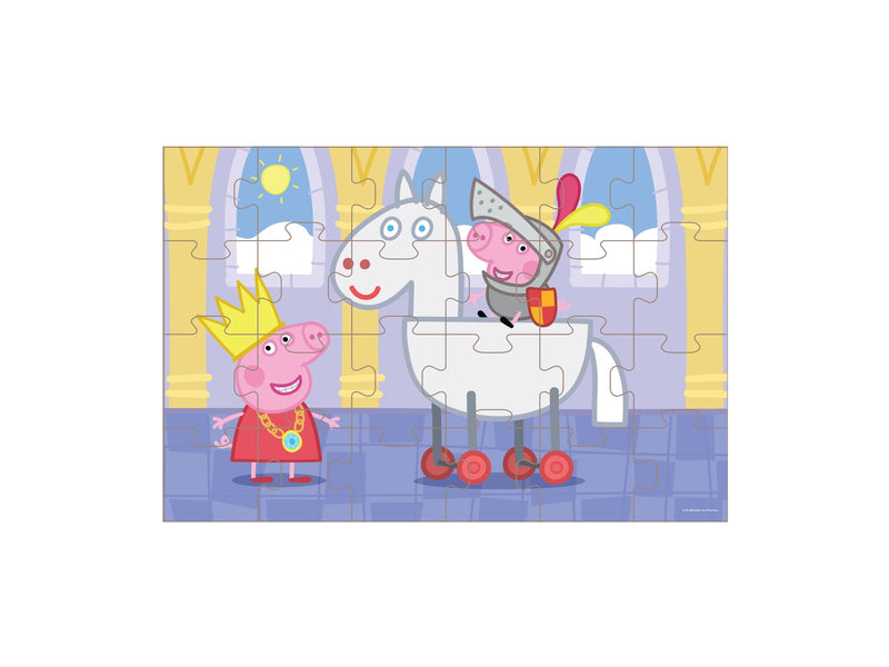 Peppa Pig - Suitcase w. Puzzle - Princess