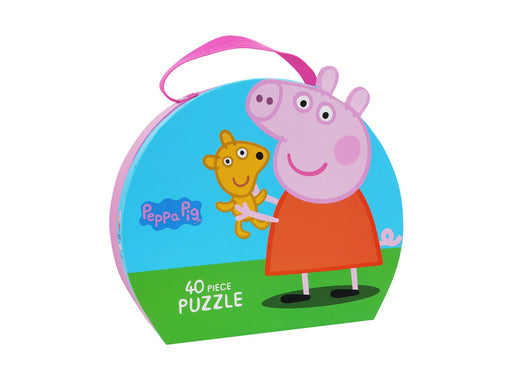 Peppa Pig - Suitcase w. Puzzle - Teddy