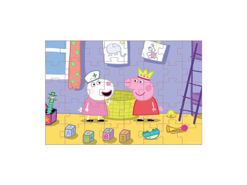 Peppa Pig - Suitcase w. Puzzle - Teddy