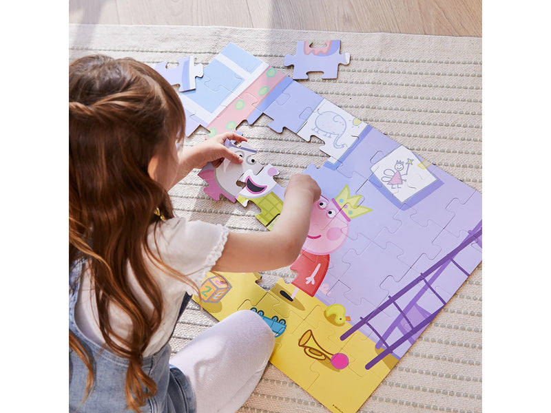 Peppa Pig - Suitcase w. Puzzle - Teddy