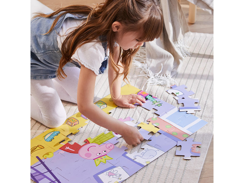 Peppa Pig - Suitcase w. Puzzle - Teddy