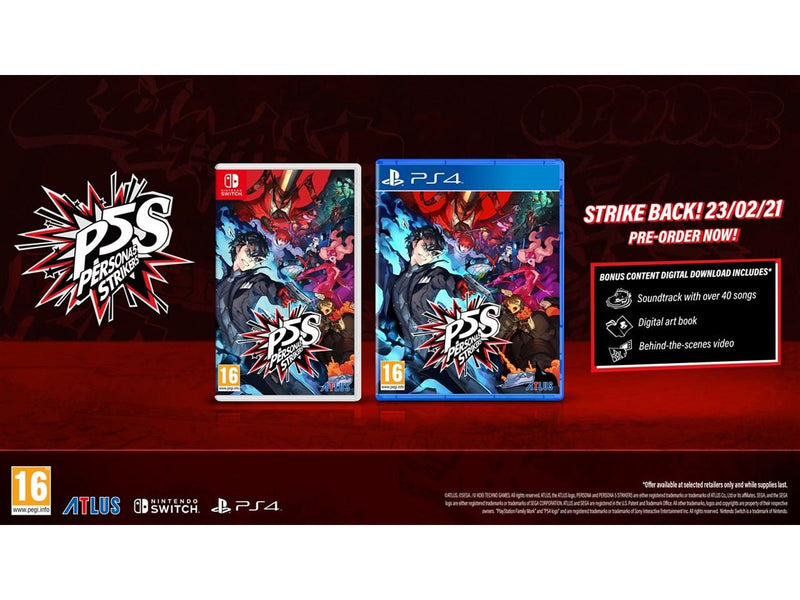 Persona 5 Strikers - Nintendo Switch - RPG - PEGI 16