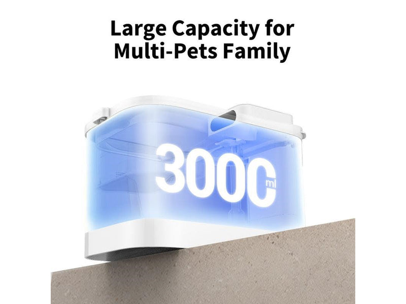 Petkit Drinking Fountain | Eversweet Max 2 UVC | Capacity 3 L