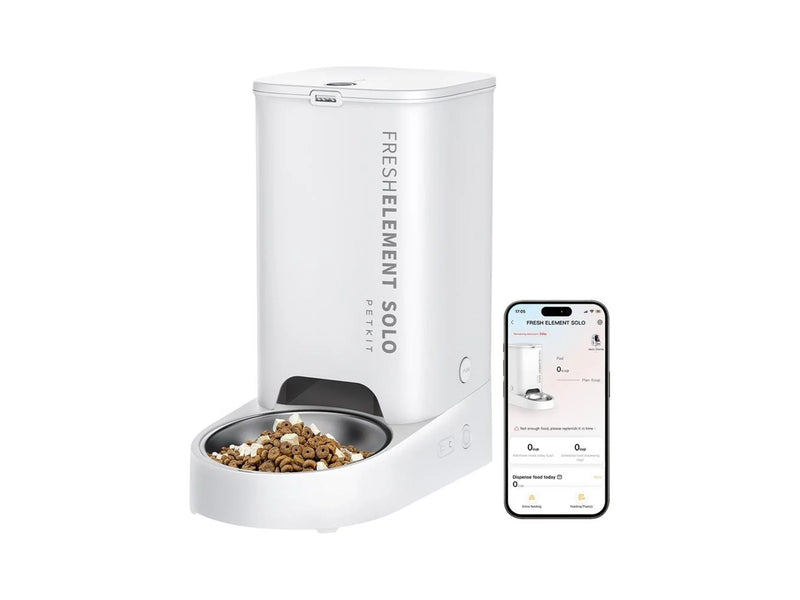 Petkit Fresh Element Solo | Automatic Feeder | Capacity 3 L | White - White