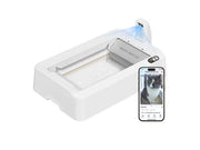 Petkit Purobot Crystal Duo with Camera Self-Cleaning Cat Litter Box | White