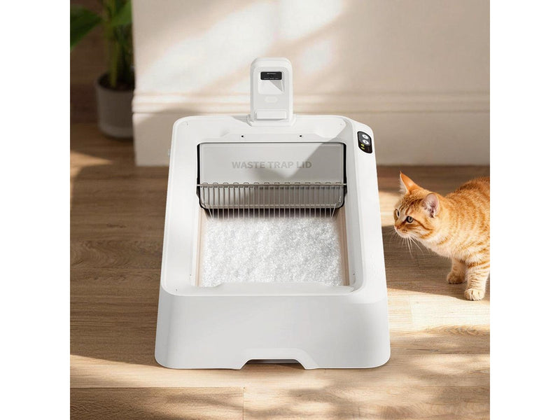 Petkit Purobot Crystal Duo with Camera Self-Cleaning Cat Litter Box | White