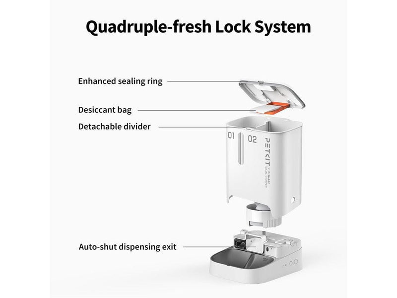 Petkit YumShare Dual-hopper 2 Automatic Feeder with Camera | Capacity 5 L