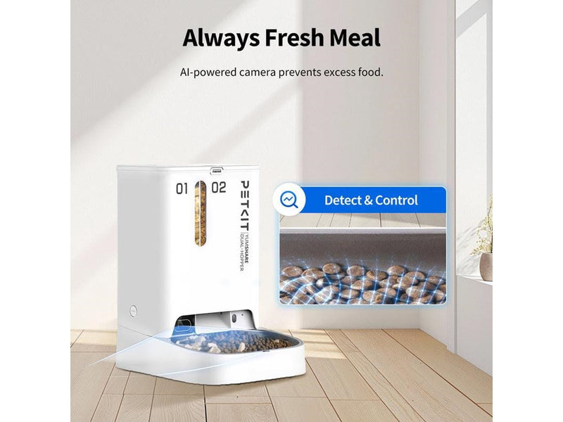 Petkit YumShare Dual-hopper 2 Automatic Feeder with Camera | Capacity 5 L
