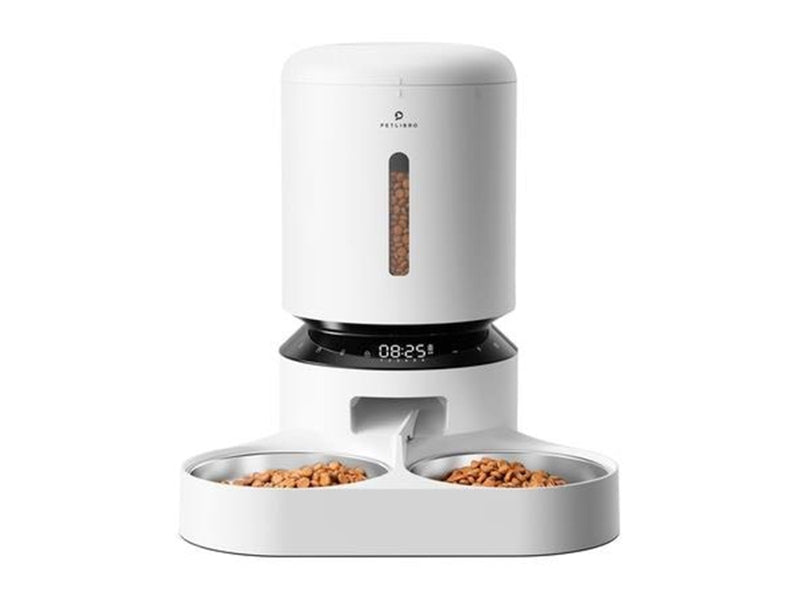 Petlibro Granary Food Dispenser with Double Bowl 5L - White