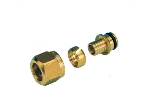 Pettinaroli 3/4 adapting set yellow 18x15mm for pex