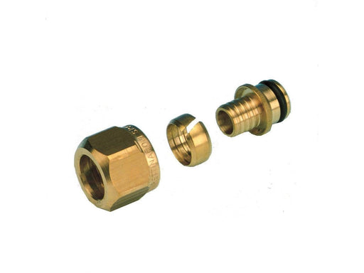 Pettinaroli 3/4 adapting set yellow 18x20mm for pex