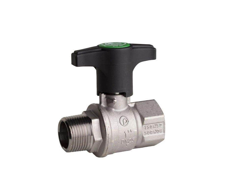 Pettinaroli F x m heavyduty fullway ball valve extended plastic lever
