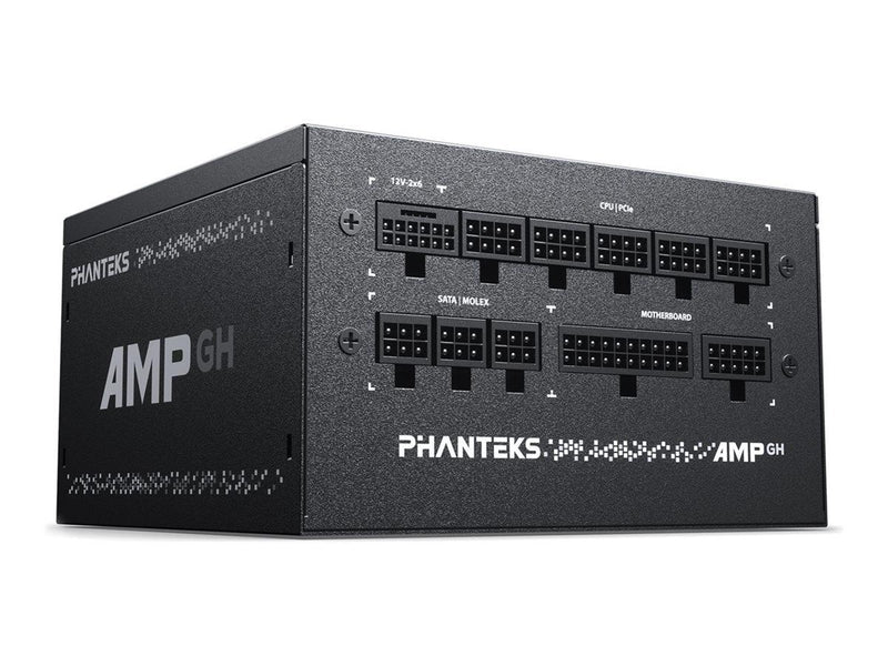 Phanteks AMP GH 850W Black Netzteile - 850 Watt - 120 mm - ATX 3.1 - 80 Plus Gold zertifiziert