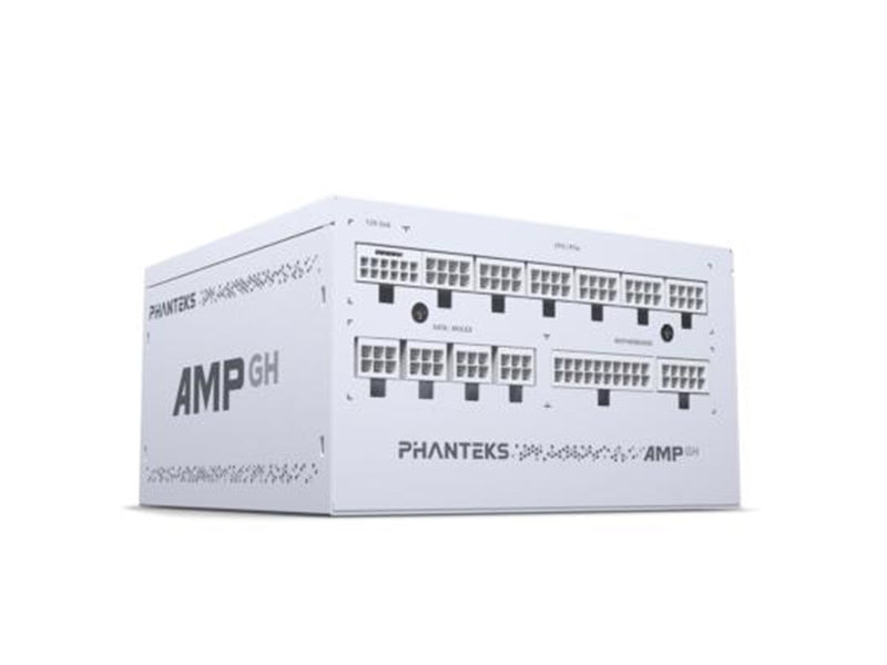 Phanteks AMP GH 850W White Netzteile - 850 Watt - 120 mm - ATX 3.1 - 80 Plus Gold zertifiziert