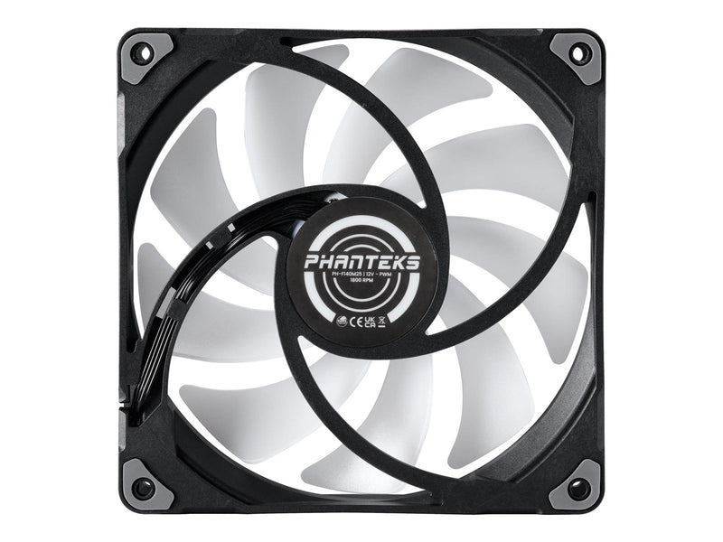 Phanteks M25 140mm PWM Fan DRGB Black 3 Pack - Gehäuselüfter - 140mm - Schwarz