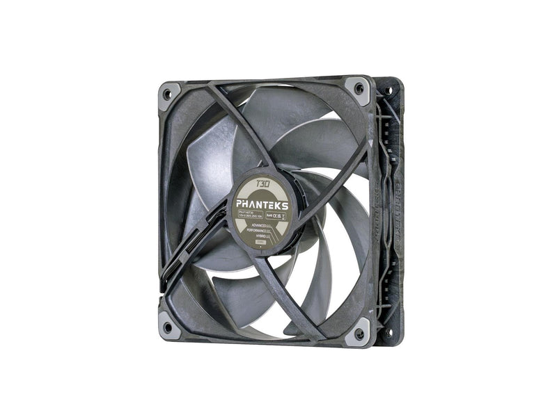 Phanteks T30 140 (3-mode) - Gehäuselüfter - 140mm - Schwarz mit zweifarbigem LED-Licht - 44 dBA