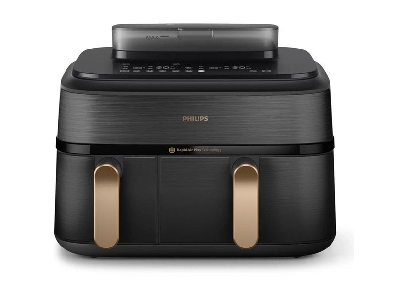 Philips 5000 Series NA552 - double hot air fryer - black stainless steel