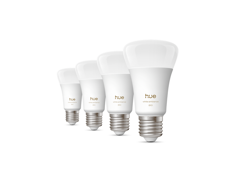 Philips A60 - E27 smart bulb - 810 - 4-pack