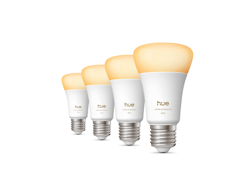 Philips A60 - E27 smart bulb - 810 - 4-pack