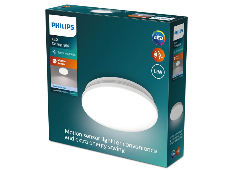 Philips Acuna ceiling lamp Ø245 mm 12W 4000K white