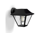 Philips Alpenglow down wall lantern black 1x60W