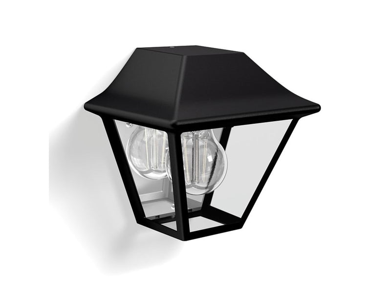 Philips Alpenglow wall lantern black 1x42W 230V