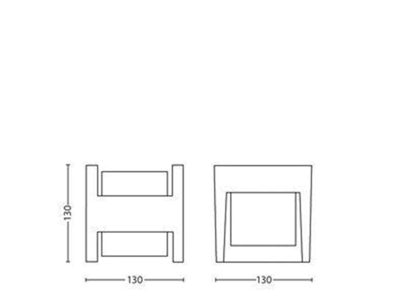 Philips Arbour UE 2xWA 3.8W 27K AN HV 06