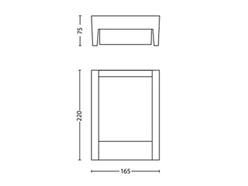 Philips Arbour außenwandleuchte, LED 6W, anthrazit