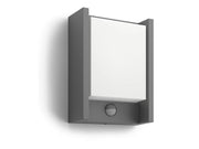 Philips Arbour außenwandleuchte mit Sensor, LED 6W, anthrazit