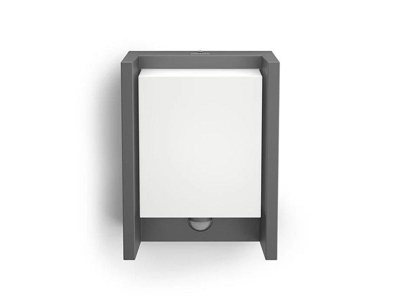 Philips Arbour außenwandleuchte mit Sensor, LED 6W, anthrazit
