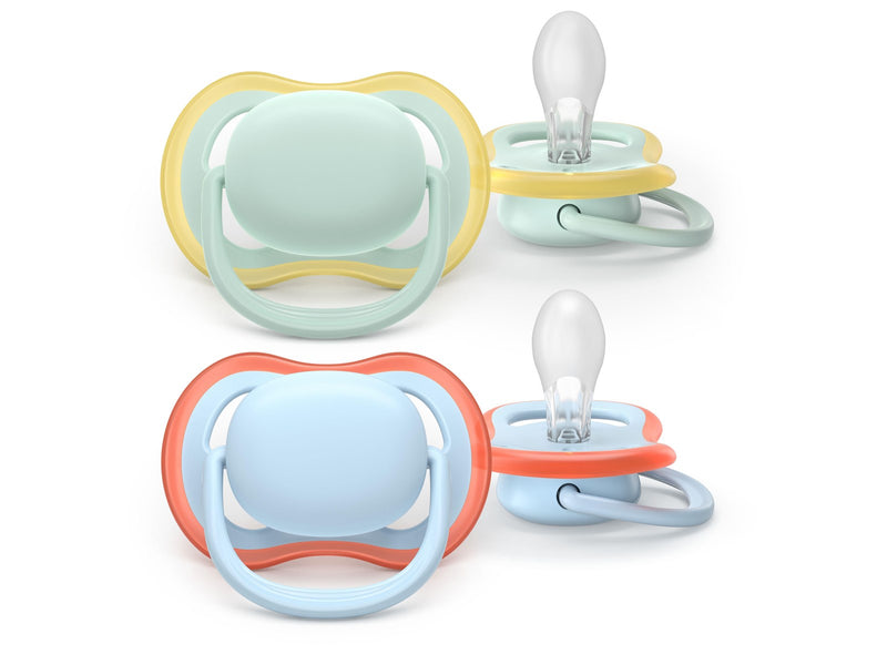 Philips Avent Pacifier ultra air 2 pack 0–6 mdr. grøn/blå