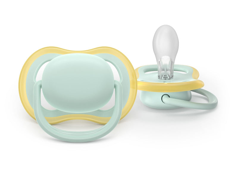 Philips Avent Pacifier ultra air 2 pack 0–6 mdr. grøn/blå