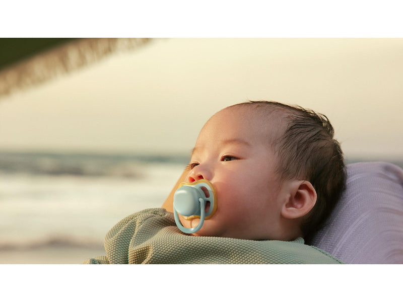 Philips Avent Pacifier ultra air 2 pack 0–6 mdr. grøn/blå
