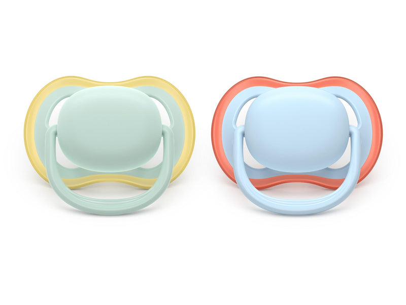 Philips Avent Pacifier ultra air 2 pack 0–6 mdr. grøn/blå